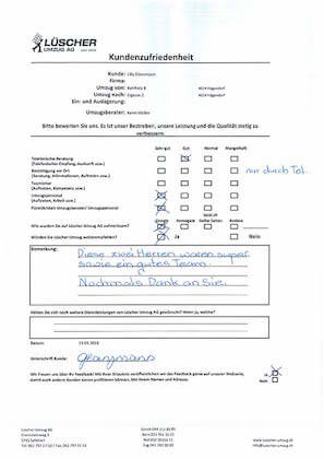 Umzüge Koblenz: Zügel-Kundenstimmen