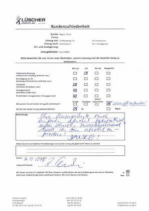 Umzug Hägendorf: Zügel-Rezensionen